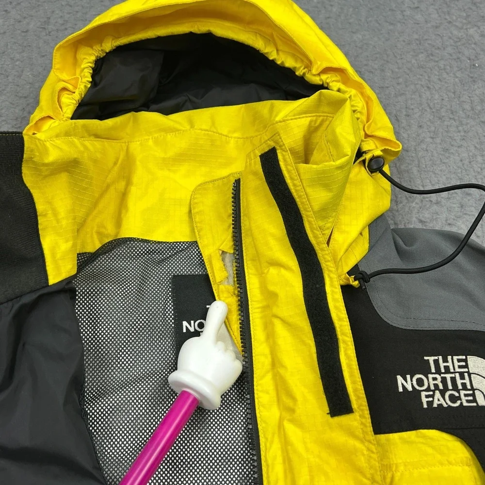 VTG The North Face Gore-Tex Pro Search & Rescue Jacket Men's Large Yellow Hooded